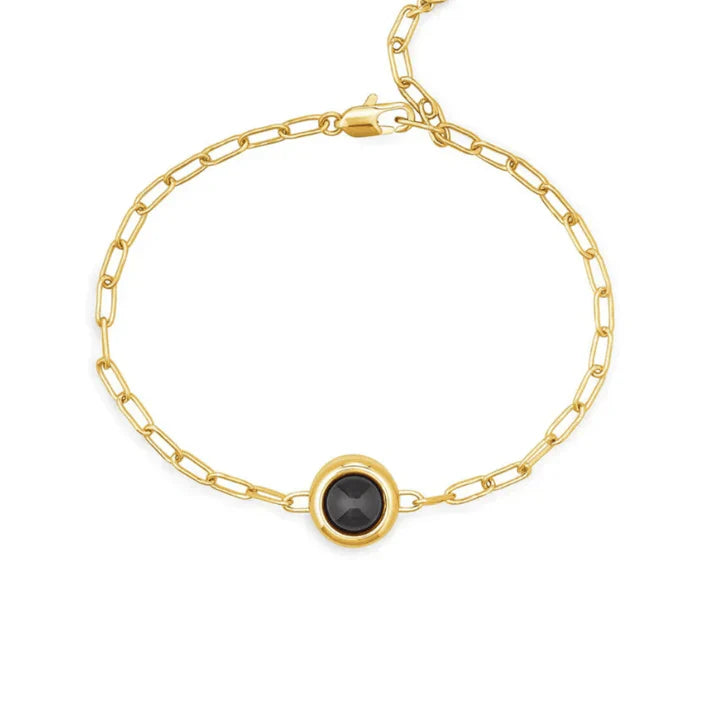 Personligt fotoarmband med ankarkedja