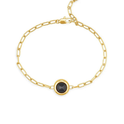 Personligt fotoarmband med ankarkedja