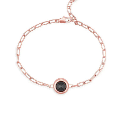 Personligt fotoarmband med ankarkedja