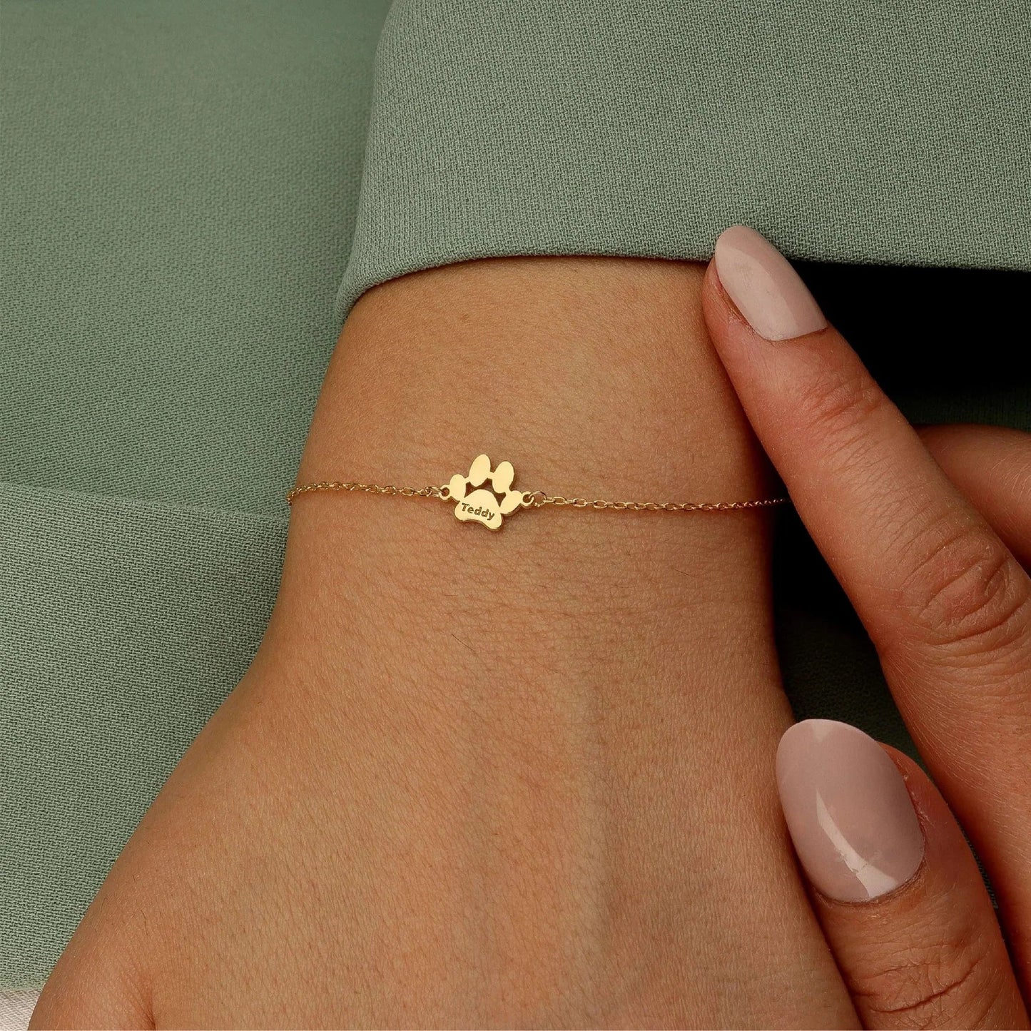 Personligt tassarmband med namn