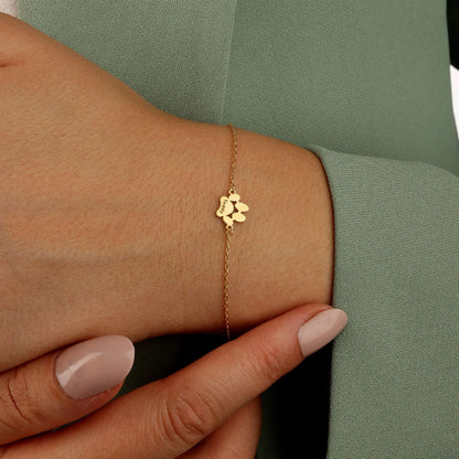 Personligt tassarmband med namn