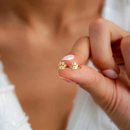 Personlig ring med husdjursinitialer