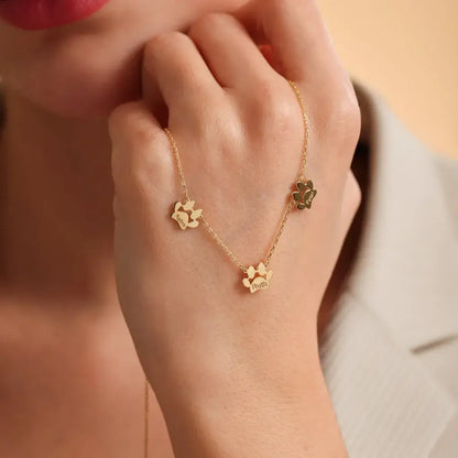 Personligt tasshalsband med namn - separata tassar