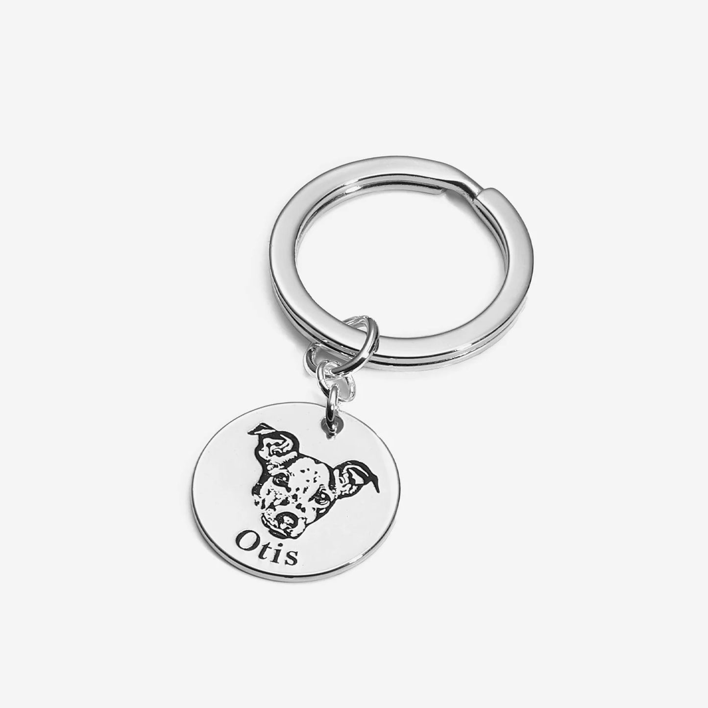 Nyckelring med personlig husdjursbild