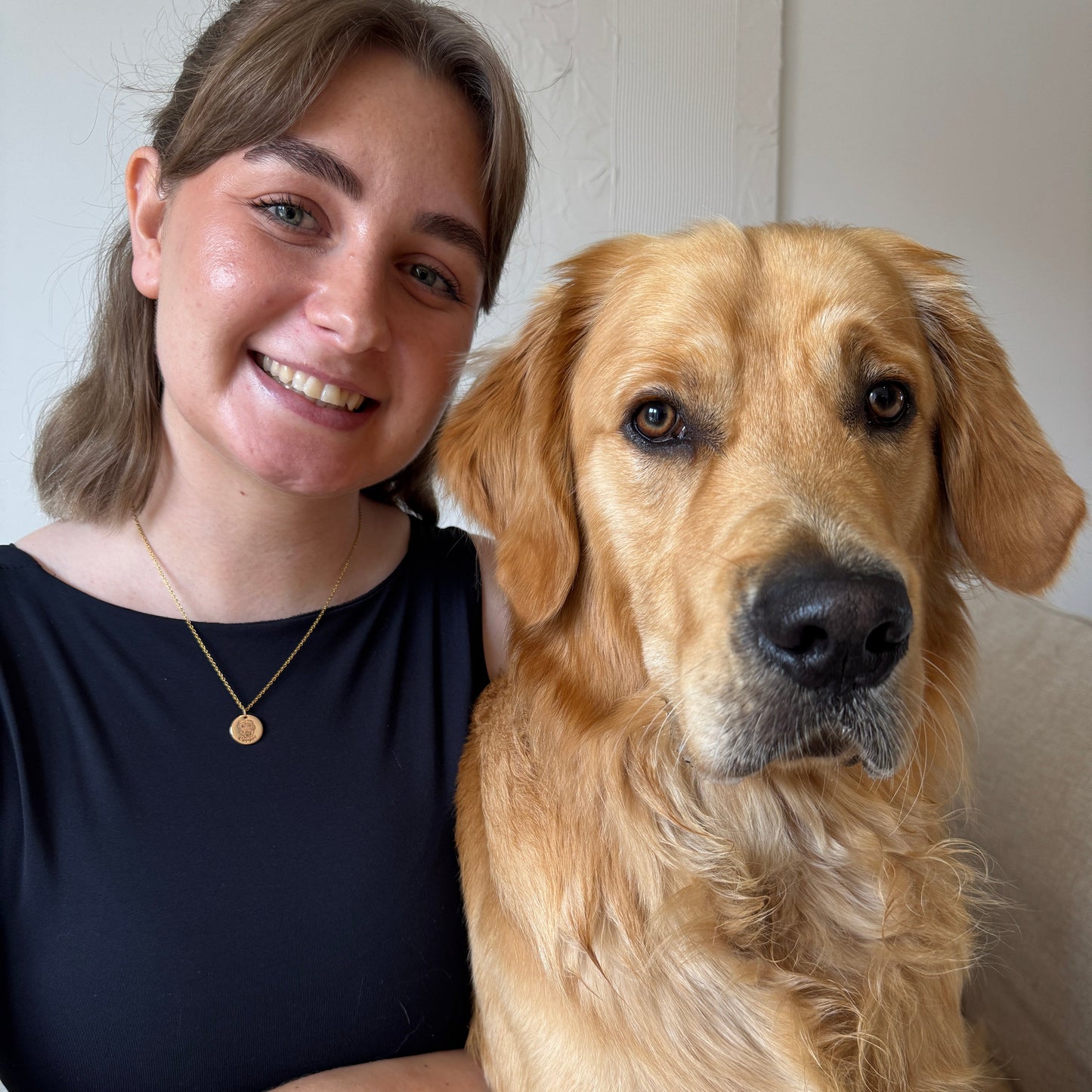 Personligt husdjursporträtt-halsband